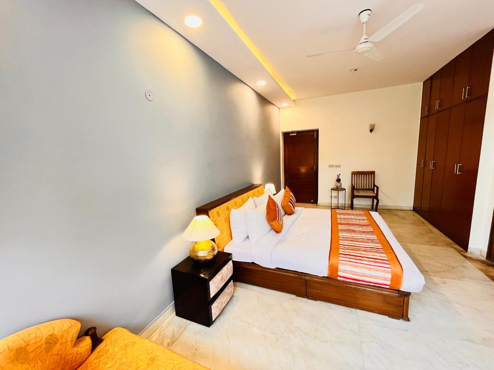 Grove Residency Hauz Khas New Delhi Couple Friendly Hotell Exteriör bild